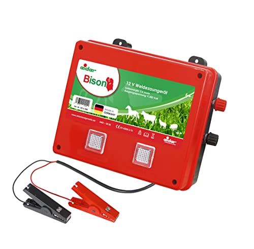 Eider Weidezaungerät Bison - schlagstarkes 12 Volt Batteriegerät - vielseitig für viele Tierarten einsetzbar, auch zur Wildabwehr - Made in Germany Eider Weidezaungerät Bison - schlagstarkes 12 Volt Batteriegerät - vielseitig für viele Tierarten einsetzbar, auch zur Wildabwehr - Made in Germany von Eider