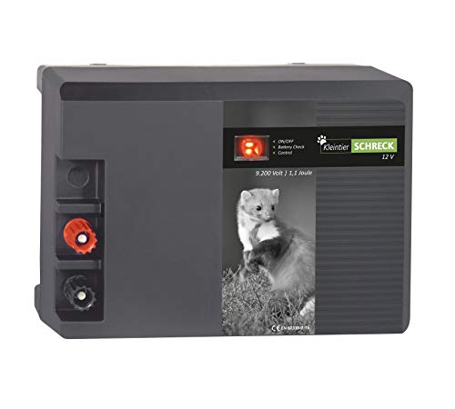Eider Weidezaungerät KleintierSCHRECK - 12 Volt - modernes Batteriegerät speziell für die Kleintierhaltung - Made in Germany von Eider