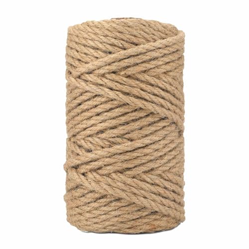 Kratzseil für Katzen, Naturfaser-Jute, 6 mm x 50 m, Sisalseil für Kratzbäume und Türme Kratzseil für Katzen, Naturfaser-Jute, 6 mm x 50 m, Sisalseil für Kratzbäume und Türme von Eidoct