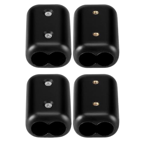 Eieenotee 1/2 "Plastikkabelanschluss Wiederverwendbares Doppelseilschild 4pcs f¨¹r 9-10 mm Nylon oder Geflochtenes Kabel von Eieenotee