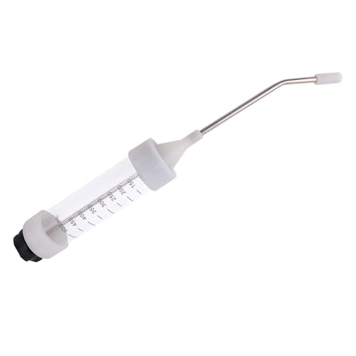 Eieenotee 500 Ml Wiederverwendbarer Tiermedizin- Veterin?r-Metall-F¨¹tterungswaffe, Einstellbare Viehstock-Treibgewehr von Eieenotee