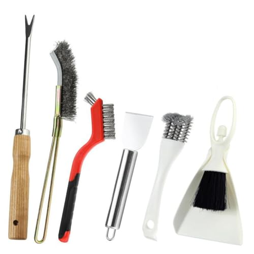 Eieenotee 6pcs Vogelk?figreinigung Pinselwerkzeuge Set Vogelk?fig Vogelkacke Remover -Schaberzubeh?r von Eieenotee