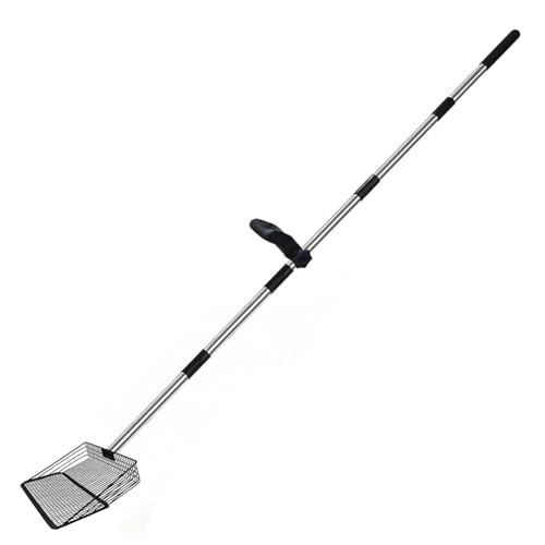 Eieenotee Einstellbare 5 -in 1 -H¨¹hnchen -Stallpooper -Schaufel Edelstahl -Seitschaufel mit Ergonomischem H¨¹hnerkacke Kocher Kocher von Eieenotee
