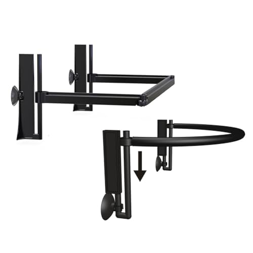 Eieenotee Schwimmpflanzengehege f¨¹r Aquarien, H?lt Schwimmende Pflanzen Von Filtern und Heizger?Ten Fern, H?henverstellbar mit Wasserstand von Eieenotee