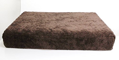 Eifa Viskoelastisches Hundebett in - Hundenest - Hundekorb - Hundesofa (Braun, 120 x 70 x 13 cm) von Eifa