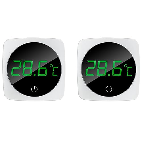 Eighosee 2-Teiliges Aquarium-Thermometer, Temperatursensor mit Einer Genauigkeit Von ±0,9 °C ABS das Tank-Thermometer 5S Refresh Touchscreen HD Digital Eighosee 2-Teiliges Aquarium-Thermometer, Temperatursensor mit Einer Genauigkeit Von ±0,9 °C ABS das Tank-Thermometer 5S Refresh Touchscreen HD Digital von Eighosee