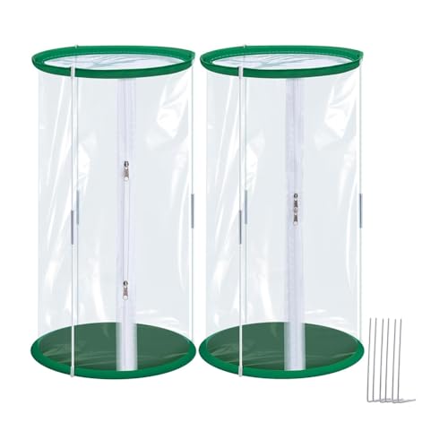 Eighosee 2-Teiliges Mini-Gewächshaus Aus PVC, 23,6 X 11,8 Transparente Mini-Gewächshausabdeckung für Blumenpflanzen, Tragbarer Pflanzenschutz Eighosee 2-Teiliges Mini-Gewächshaus Aus PVC, 23,6 X 11,8 Transparente Mini-Gewächshausabdeckung für Blumenpflanzen, Tragbarer Pflanzenschutz von Eighosee