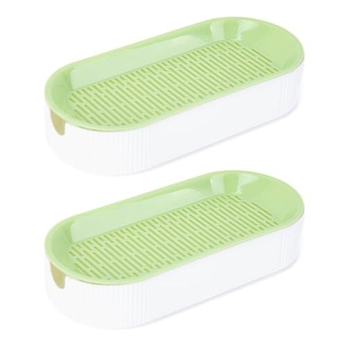 Eighosee Hydroponische Katzengrasbox, Katzensnack, Hydroponischer, Erdloser Pflanztopf für Katzengras, B von Eighosee