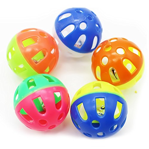 Eighty 10 Stück Kunststoff Rasselball mit Glocke für Haustiere 3 cm Haustier Glocke Ball Glocke Spielzeug für Katzen Hunde Attraktive Glocke Klang Fangen Haustier Aufmerksamkeit Eighty 10 Stück Kunststoff Rasselball mit Glocke für Haustiere 3 cm Haustier Glocke Ball Glocke Spielzeug für Katzen Hunde Attraktive Glocke Klang Fangen Haustier Aufmerksamkeit von Eighty