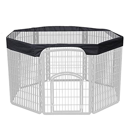 24 Zoll Haustiergehege Cover 8 Panels Sonnenschutz Schattenabdeckung, einfache Installation, nützlich, mit Mesh-Design, sicher zu verwenden für Hundegehege 24 Zoll Haustiergehege Cover 8 Panels Sonnenschutz Schattenabdeckung, einfache Installation, nützlich, mit Mesh-Design, sicher zu verwenden für Hundegehege von Ejoyous