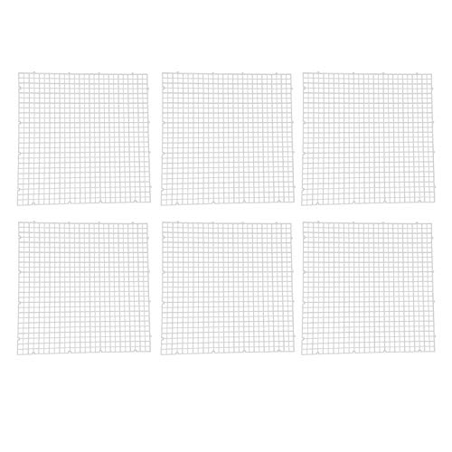 Ejoyous 6Pcs Aquarium Trennwand, Aquarium Tank Grid Fisch Tank Teiler Aquarium-Trenngitter Aquarium Fisch Tank Isolierung um Verschiedene Fische zu halten (30 * 30CM) von Ejoyous