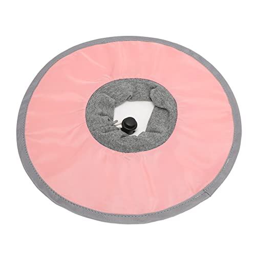 Ejoyous Einstellbare Anti -Licking -Katzenwiederherstellungshalter für Katzen, Premium Material Elizabethan Kegel mit Einstellbarem Kordelkordel, Katzenwiederherstellungskragen Leicht zu Reinigen (L) von Ejoyous