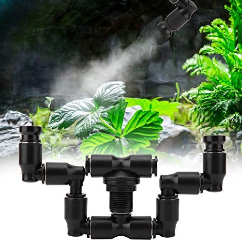 Ejoyous Terrarium Beregnungsanlage Düsen, Reptilien Regenanlage Terrariendüse 360 ° Verstellbare Sprühdüsen Nebel Sprinkler für Beregnungssysteme Aquarium System Rainforest Tank von Ejoyous