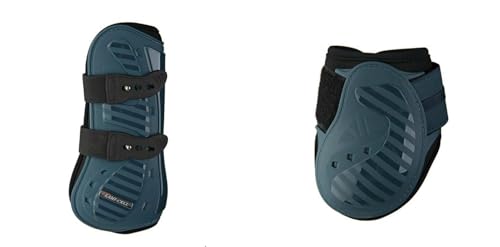 Ekkia Aurora Gamaschenset mit Streichkappen, PU Hartschale mit Neopren Innenfutter WB (Marineblau) von EKKIA