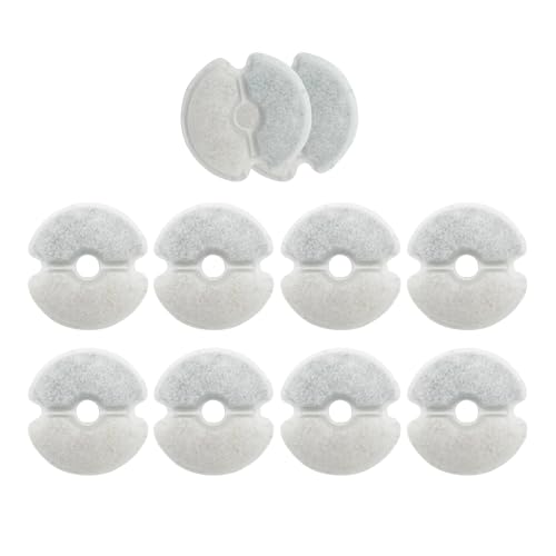 Eladcncmc 10 x Universal-Katzenbrunnen Trinkbrunnen Aktivkohle-Pad für gereinigtes Wasser Eladcncmc 10 x Universal-Katzenbrunnen Trinkbrunnen Aktivkohle-Pad für gereinigtes Wasser von Eladcncmc