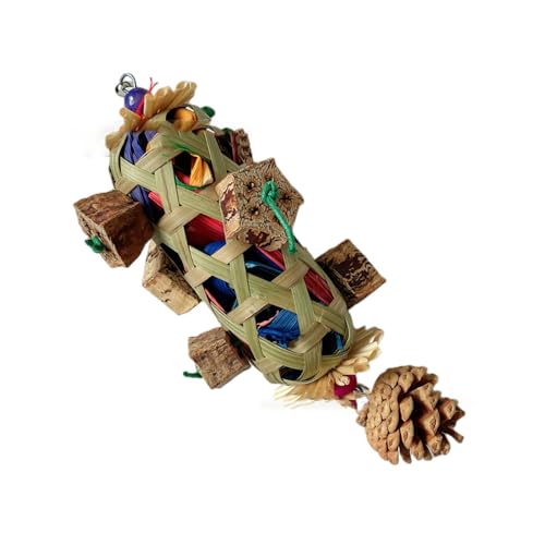 Eladcncmc Kauspielzeug für Vögel, Tannenzapfen für Chinchillas, Zahnungsschaukel für kleine Haustiere, verbessert die Gesundheit Eladcncmc Kauspielzeug für Vögel, Tannenzapfen für Chinchillas, Zahnungsschaukel für kleine Haustiere, verbessert die Gesundheit von Eladcncmc