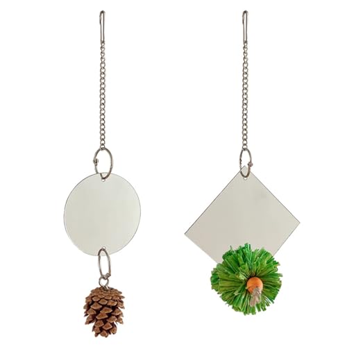 Eladcncmc Papageienkäfig Entertainment Hängendes Pinecorn Spielzeug mit doppelseitiger Platte drehbar für Vogelinteraktion Spielsets Teller Eladcncmc Papageienkäfig Entertainment Hängendes Pinecorn Spielzeug mit doppelseitiger Platte drehbar für Vogelinteraktion Spielsets Teller von Eladcncmc