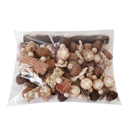 Eladcncmc Papageienspielzeug aus Holz, Vogelkäfig, Schaukel, Zubehör, Klettern, Reißen, Unterhaltung, Spielzeug, Sitzstangen, Kakadus, Käfigzubehör Eladcncmc Papageienspielzeug aus Holz, Vogelkäfig, Schaukel, Zubehör, Klettern, Reißen, Unterhaltung, Spielzeug, Sitzstangen, Kakadus, Käfigzubehör von Eladcncmc