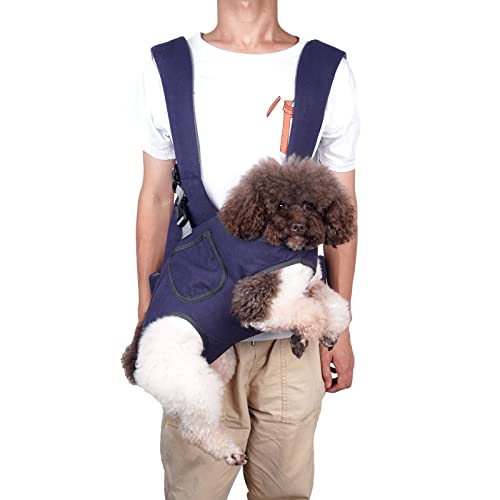 ELEDUME Hundetragetuch für kleine und mittelgroße Hunde, 4.5–9 kg, atmungsaktive Tragetasche für Hunde und Katzen, freihändiges Haustier-Tragetuch für Outdoor-Reisen, Wandern ELEDUME Hundetragetuch für kleine und mittelgroße Hunde, 4.5–9 kg, atmungsaktive Tragetasche für Hunde und Katzen, freihändiges Haustier-Tragetuch für Outdoor-Reisen, Wandern von Eledume