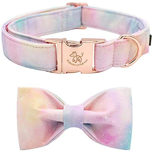 Elegant little tail Buntes Hundehalsband, bequemes Hundehalsband mit Schleife, verstellbare, weiche Fliege, Hundehalsbänder für kleine, mittelgroße und große Hunde Elegant little tail Buntes Hundehalsband, bequemes Hundehalsband mit Schleife, verstellbare, weiche Fliege, Hundehalsbänder für kleine, mittelgroße und große Hunde von Elegant little tail