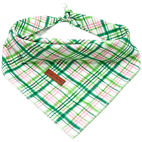 Elegant little tail Hundebandana, Sommer-Haustiergeschenk, Hundelätzchen, weicher, Verstellbarer, quadratischer Hundehalstuch für kleine, mittelgroße und große Hunde Elegant little tail Hundebandana, Sommer-Haustiergeschenk, Hundelätzchen, weicher, Verstellbarer, quadratischer Hundehalstuch für kleine, mittelgroße und große Hunde von Elegant little tail