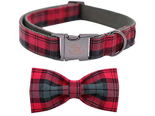 Elegant little tail Hundehalsband, Baumwolle und Gurtband, Weihnachten Hundehalsband, Mädchen oder Junge verstellbare Hundehalsbänder Haustier Geschenk für kleine mittelgroße Hunde Elegant little tail Hundehalsband, Baumwolle und Gurtband, Weihnachten Hundehalsband, Mädchen oder Junge verstellbare Hundehalsbänder Haustier Geschenk für kleine mittelgroße Hunde von Elegant little tail