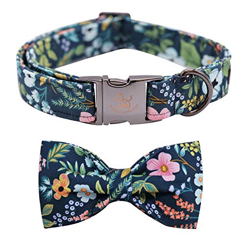 Elegant little tail Hundehalsband, weiches Mädchen Fliege Hundehalsband, Floral verstellbares Hundehalsband mit Schleife Haustierhalsband Geschenk für kleine Hündinnen oder Katzen Elegant little tail Hundehalsband, weiches Mädchen Fliege Hundehalsband, Floral verstellbares Hundehalsband mit Schleife Haustierhalsband Geschenk für kleine Hündinnen oder Katzen von Elegant little tail