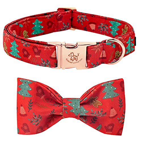 Elegant little tail Weihnachtshundehalsband, Welpenhalsband, männliches oder weibliches Hundehalsband mit Schleife, verstellbare, weiche Fliege, Hundehalsbänder für X-Small-Hunde Elegant little tail Weihnachtshundehalsband, Welpenhalsband, männliches oder weibliches Hundehalsband mit Schleife, verstellbare, weiche Fliege, Hundehalsbänder für X-Small-Hunde von Elegant little tail