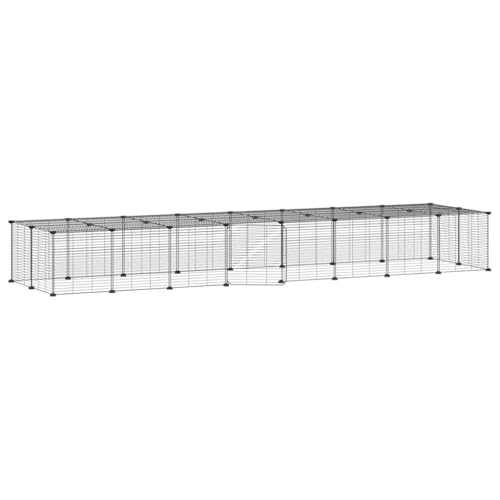 36-inch Black Steel Pet Cage with Door 35x35 cm - Durable Small Animal Habitat for Rabbits, Guinea Pigs & Hamsters - Secure & Spacious Living Space 36-inch Black Steel Pet Cage with Door 35x35 cm - Durable Small Animal Habitat for Rabbits, Guinea Pigs & Hamsters - Secure & Spacious Living Space von Eleganz