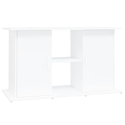 Aquariumständer aus Holzwerkstoff - Weiß 101x41x58 cm - Stabiler & Langlebiger Unterschrank für Aquarienfilter & Pumpen - Perfekte Aufbewahrung & Organisiertes Aquarium von Eleganz