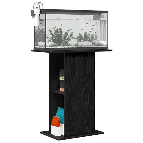 Aquariumständer in Eichen-Optik & Schwarz - Stabiler & Stilvoller Unterschrank für Aquarien 60,5x36x72,5 cm - Perfekt für Aquarienfilter & Pumpen Aquariumständer in Eichen-Optik & Schwarz - Stabiler & Stilvoller Unterschrank für Aquarien 60,5x36x72,5 cm - Perfekt für Aquarienfilter & Pumpen von Eleganz