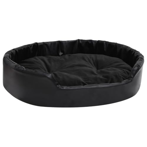 Eleganz Hundebett, Hundekissen Hundematte mittelgroße Hunde, Waschbar Hundekorb wasserdicht rutschfeste, atmungsaktiv, Schwarz 90x79x20 cm Plüsch und Kunstleder Eleganz Hundebett, Hundekissen Hundematte mittelgroße Hunde, Waschbar Hundekorb wasserdicht rutschfeste, atmungsaktiv, Schwarz 90x79x20 cm Plüsch und Kunstleder von Eleganz