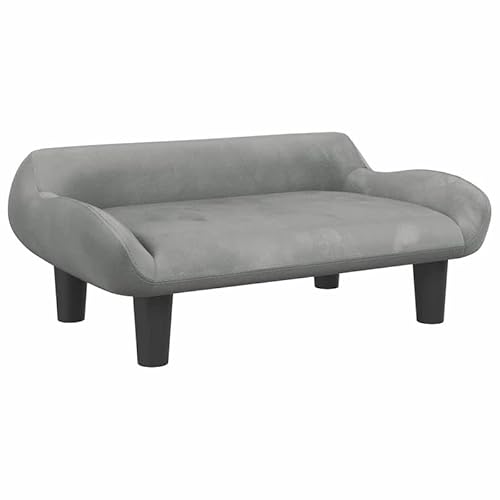 Eleganz Hundebett Hellgrau 70x40x24 cm - Samtweiches Hundebett für Hunde Aller Größen, orthopädische Komfortmatratze, waschbarer Bezug, perfekt für Wohnung & Haus Eleganz Hundebett Hellgrau 70x40x24 cm - Samtweiches Hundebett für Hunde Aller Größen, orthopädische Komfortmatratze, waschbarer Bezug, perfekt für Wohnung & Haus von Eleganz