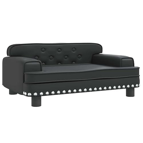 Eleganz Hundebett Schwarz 70x45x30 cm Kunstleder - Wärmendes Hundebett für Hunde Aller Größen, wasserabweisend & pflegeleicht - Ideal für Wohnung, Haus & Reise Eleganz Hundebett Schwarz 70x45x30 cm Kunstleder - Wärmendes Hundebett für Hunde Aller Größen, wasserabweisend & pflegeleicht - Ideal für Wohnung, Haus & Reise von Eleganz