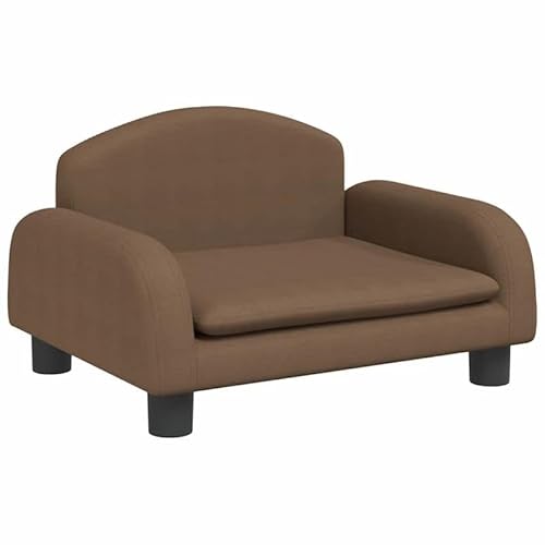 Eleganz Hundebett Stoff 50x40x30 cm - Weiches & Atmungsaktives Hundebett für Hunde Aller Größen - Bequeme Schlafstelle für Wohnung, Haus oder Reise - Braun Eleganz Hundebett Stoff 50x40x30 cm - Weiches & Atmungsaktives Hundebett für Hunde Aller Größen - Bequeme Schlafstelle für Wohnung, Haus oder Reise - Braun von Eleganz