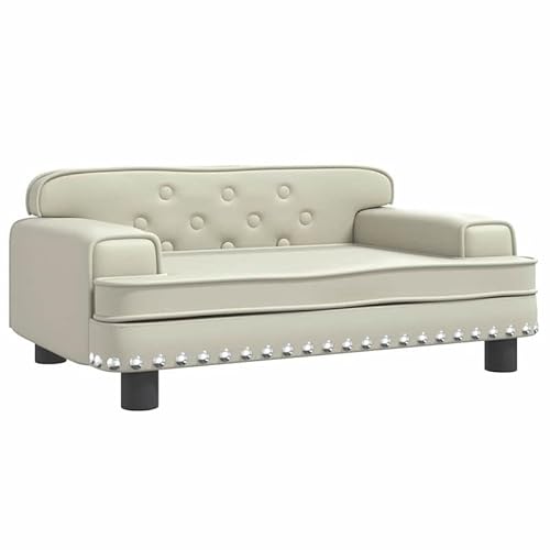 Eleganz Hundebett aus Kunstleder 70x45x30 cm - Wärmendes und weiches Hundebett für Hunde Aller Größen, pflegeleicht & langlebig - Ideal für Wohnung, Haus und Reise von Eleganz