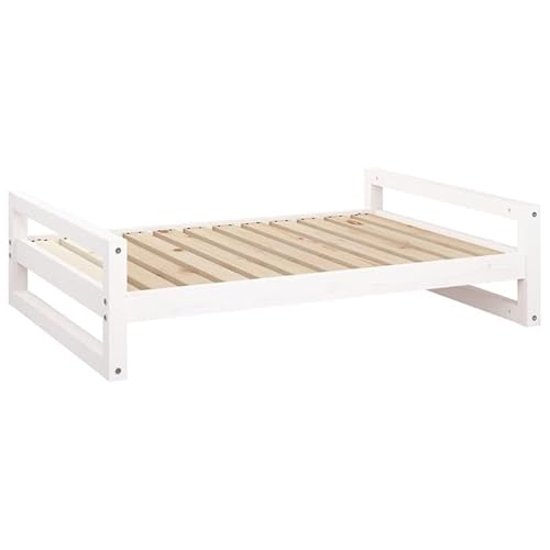 Eleganz Hundebett aus Massivholz Kiefer 105,5x75,5x28 cm - Langlebiges & Stabiles Hundebett für Mittelgroße Hunde - Bequemer Schlafplatz für Wohnung oder Haus Eleganz Hundebett aus Massivholz Kiefer 105,5x75,5x28 cm - Langlebiges & Stabiles Hundebett für Mittelgroße Hunde - Bequemer Schlafplatz für Wohnung oder Haus von Eleganz