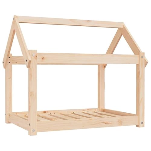 Eleganz Hundebett aus Massivholz Kiefer 81x60x70 cm - Langlebiges & Natürliches Hundebett für Große Hunde - Bequemer Schlafplatz für Innenbereich Eleganz Hundebett aus Massivholz Kiefer 81x60x70 cm - Langlebiges & Natürliches Hundebett für Große Hunde - Bequemer Schlafplatz für Innenbereich von Eleganz