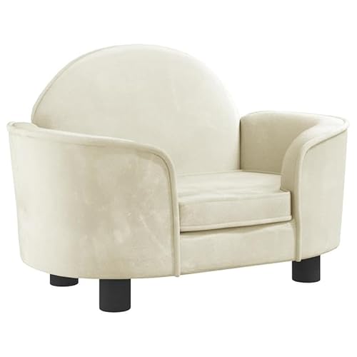 Eleganz Hundebett aus Samt 66x40x45 cm - Weiches Hundebett für kleine bis mittelgroße Hunde - Bequemes Hundesofa für Wohnung & Haus - Atmungsaktiv & pflegeleicht von Eleganz