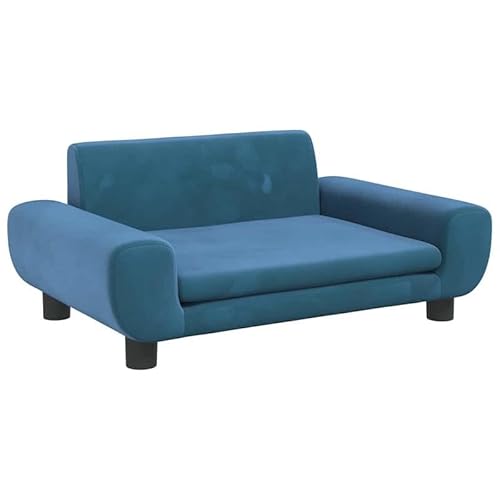 Eleganz Hundebett aus Samt 70x45x33 cm - Blaues Hundebett für Hunde Aller Größen, weich & langlebig, perfekt für Wohnung oder Haus, ideal für Hunde mit Gelenkproblemen Eleganz Hundebett aus Samt 70x45x33 cm - Blaues Hundebett für Hunde Aller Größen, weich & langlebig, perfekt für Wohnung oder Haus, ideal für Hunde mit Gelenkproblemen von Eleganz