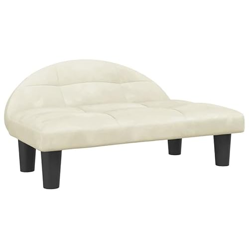 Eleganz Hundebett aus Samt 70x52x30 cm - Weiches & gemütliches Hundebett für Hunde Aller Größen, pflegeleicht & langlebig - Perfekt für Wohnung, Haus oder Reise von Eleganz