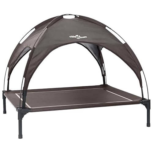 Eleganz Hundebett aus Stahl - Robustes Hundebett für mittelgroße bis große Hunde | Langlebiges Design für innen und außen | Bequemer Schlafplatz für Haustiere von Eleganz