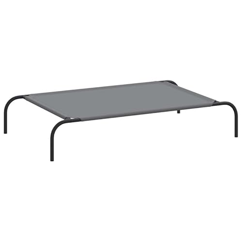 Eleganz Hundebett erhöht mit Oxford-Gewebe & Stahlrahmen - Graues Hundebett 110x65x20 cm für mittelgroße Hunde - Robuster & bequemer Schlafplatz für drinnen und draußen Eleganz Hundebett erhöht mit Oxford-Gewebe & Stahlrahmen - Graues Hundebett 110x65x20 cm für mittelgroße Hunde - Robuster & bequemer Schlafplatz für drinnen und draußen von Eleganz
