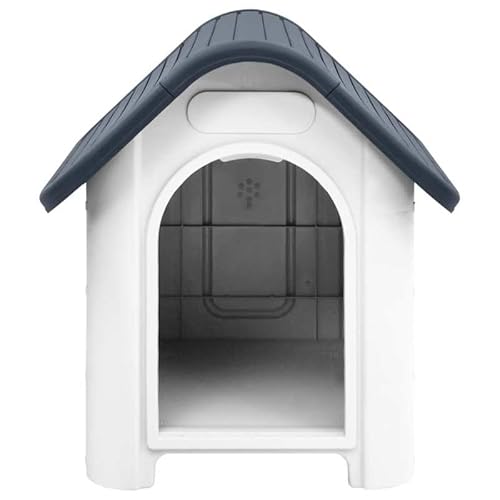 Eleganz Hundehütte Grau 59x75x66 cm – Wetterfeste Hundehaus aus Polypropylen für Garten & Terrasse – Robust, Pflegeleicht & Ideal für Hunde Aller Größen Eleganz Hundehütte Grau 59x75x66 cm – Wetterfeste Hundehaus aus Polypropylen für Garten & Terrasse – Robust, Pflegeleicht & Ideal für Hunde Aller Größen von Eleganz