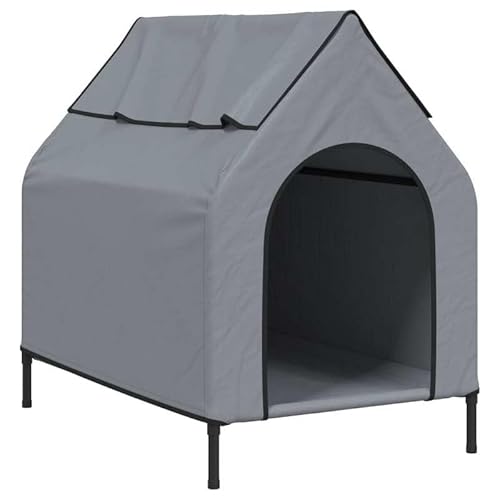 Eleganz Hundehütte aus Hellgrau Oxford-Gewebe und Stahl - Wetterfest & Langlebig für Garten, Terrasse oder Balkon - Bequemer Rückzugsort für Ihren Hund Eleganz Hundehütte aus Hellgrau Oxford-Gewebe und Stahl - Wetterfest & Langlebig für Garten, Terrasse oder Balkon - Bequemer Rückzugsort für Ihren Hund von Eleganz
