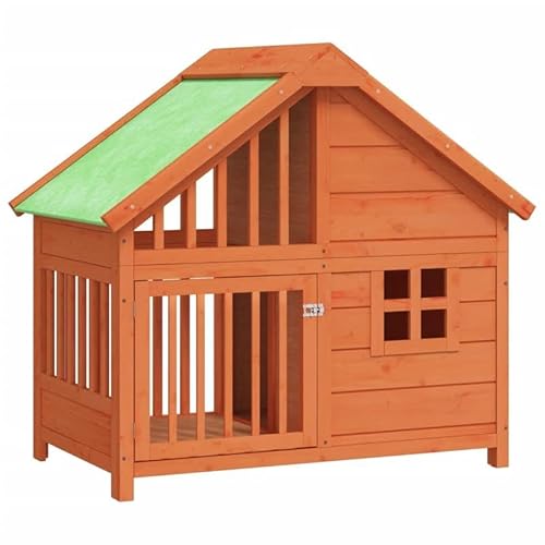 Eleganz Hundehütte aus Massivholz Kiefer 96x60,5x87 cm | Wetterfest & Langlebig für Garten oder Terrasse | Gemütlicher Rückzugsort für Ihren Hund Eleganz Hundehütte aus Massivholz Kiefer 96x60,5x87 cm | Wetterfest & Langlebig für Garten oder Terrasse | Gemütlicher Rückzugsort für Ihren Hund von Eleganz