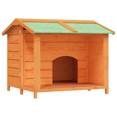 Eleganz Hundehütte aus Massivholz Kiefer 96x87x80,5 cm | Wetterfest & Langlebig für Garten, Terrasse oder Hof | Gemütlicher Rückzugsort für Hunde Eleganz Hundehütte aus Massivholz Kiefer 96x87x80,5 cm | Wetterfest & Langlebig für Garten, Terrasse oder Hof | Gemütlicher Rückzugsort für Hunde von Eleganz