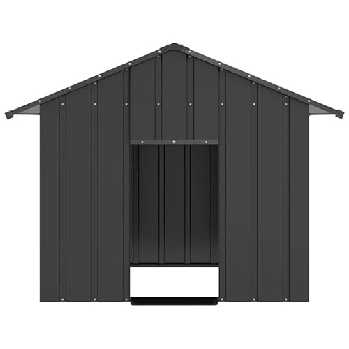 Eleganz Hundehütte aus verzinktem Stahl 131x101x102 cm - Wetterfest & langlebig für Garten, Terrasse oder Hof - Ideal für Hunde Aller Größen Eleganz Hundehütte aus verzinktem Stahl 131x101x102 cm - Wetterfest & langlebig für Garten, Terrasse oder Hof - Ideal für Hunde Aller Größen von Eleganz