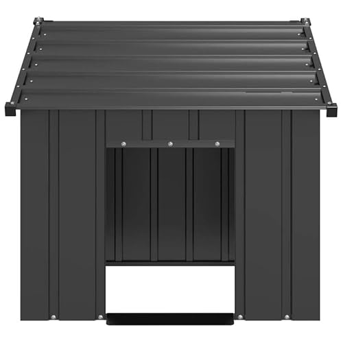 Eleganz Hundehütte aus verzinktem Stahl 83x130x85 cm | Wetterfest & langlebig für Garten, Terrasse oder Balkon | Ideal für alle Hunderassen | Schützt vor Regen und Sonne Eleganz Hundehütte aus verzinktem Stahl 83x130x85 cm | Wetterfest & langlebig für Garten, Terrasse oder Balkon | Ideal für alle Hunderassen | Schützt vor Regen und Sonne von Eleganz