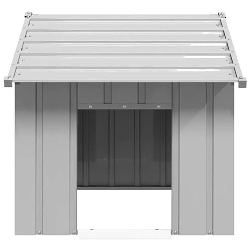Eleganz Hundehütte aus verzinktem Stahl 83x130x85 cm mit Dach – Wetterfest & langlebig für Garten, Terrasse oder Balkon – Ideal für alle Hunderassen Eleganz Hundehütte aus verzinktem Stahl 83x130x85 cm mit Dach – Wetterfest & langlebig für Garten, Terrasse oder Balkon – Ideal für alle Hunderassen von Eleganz